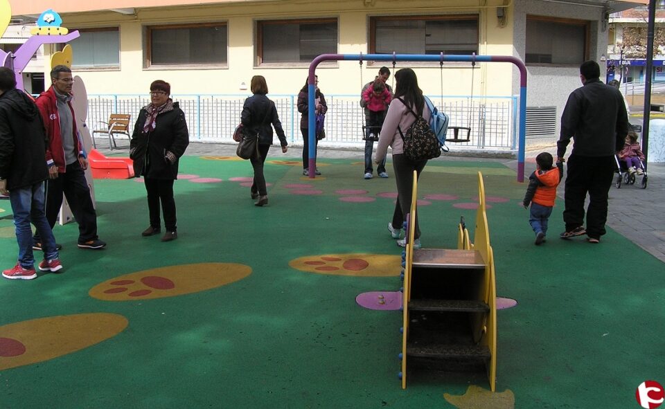 Nuevo pavimento en el Parque Pocoyó
