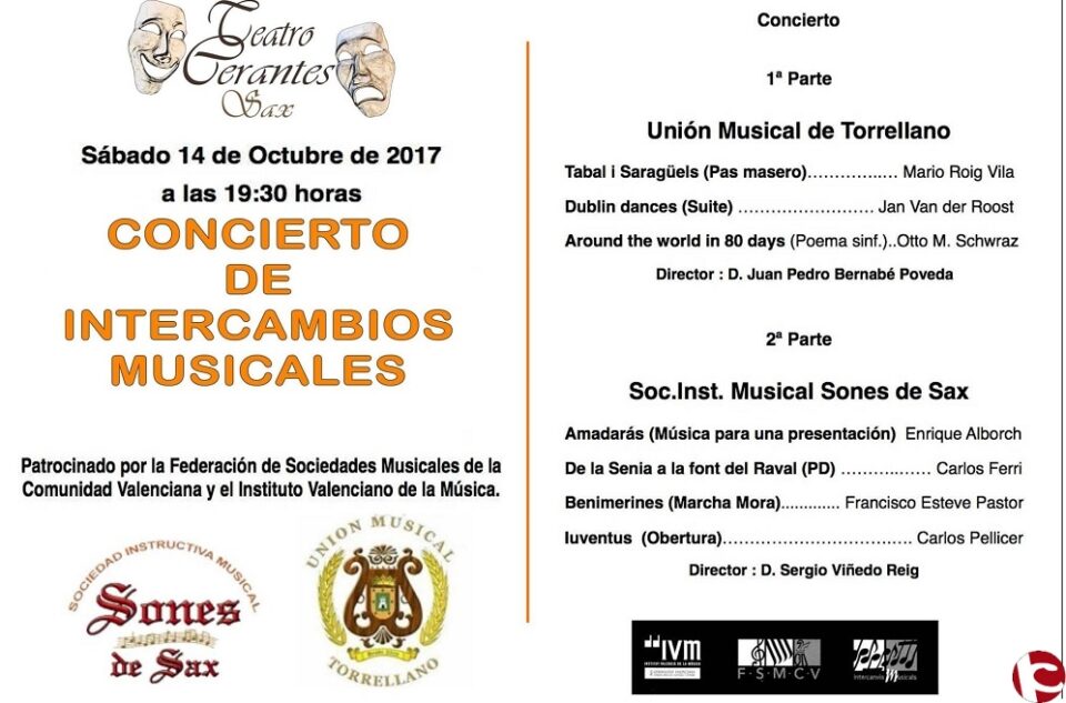 XIV Programa de concerts d´intercavis musicals 2017