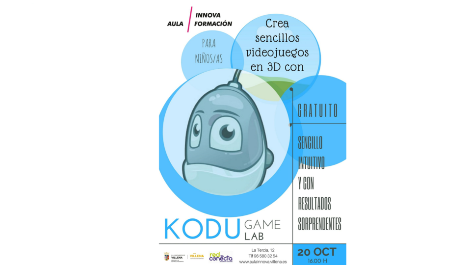 Taller de videojuegos para niños en el Aula Innova