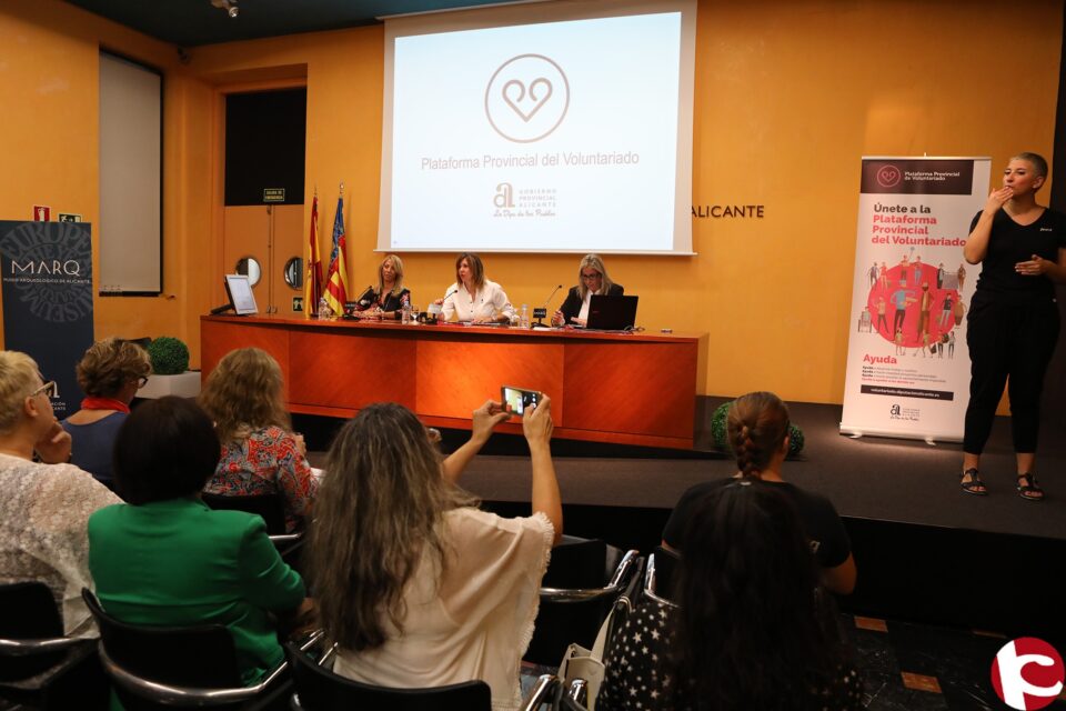 La Diputación de Alicante impulsa una plataforma digital sobre voluntariado para promover la acción solidaria y conectar a las asociaciones
