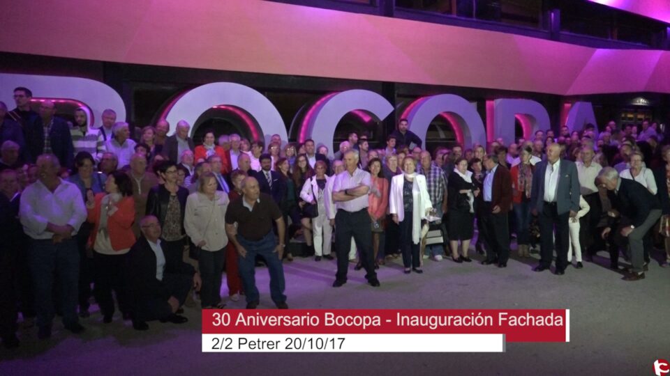 Bocopa celebra su XXX aniversario e inaugura su fachada por todo lo alto
