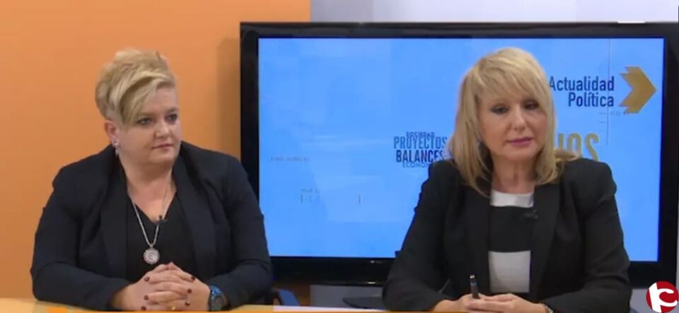 María Dolores de la Dueña y Reme Soler ex- ediles del PP en nuestra Sección de "Actualidad Política"