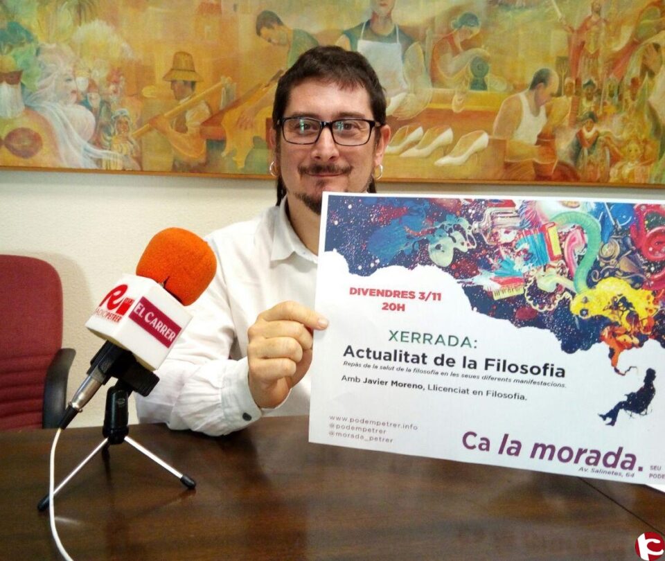 Sí-Podem presenta el seu proper taller que anirà sobre l'actualitat de la filosofia i es farà en Ca la morada.