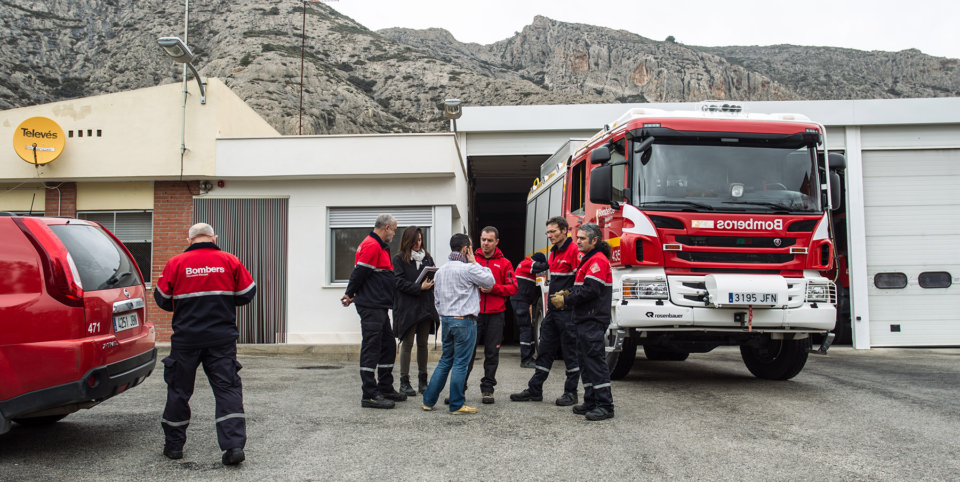 Un incendio calcina una vivienda en Banyeres de Mariola