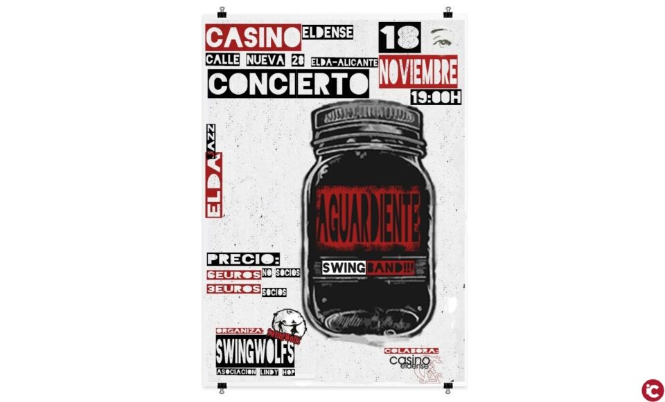 Encuentro nacional de swing con baile y concierto de jazz en el Casino