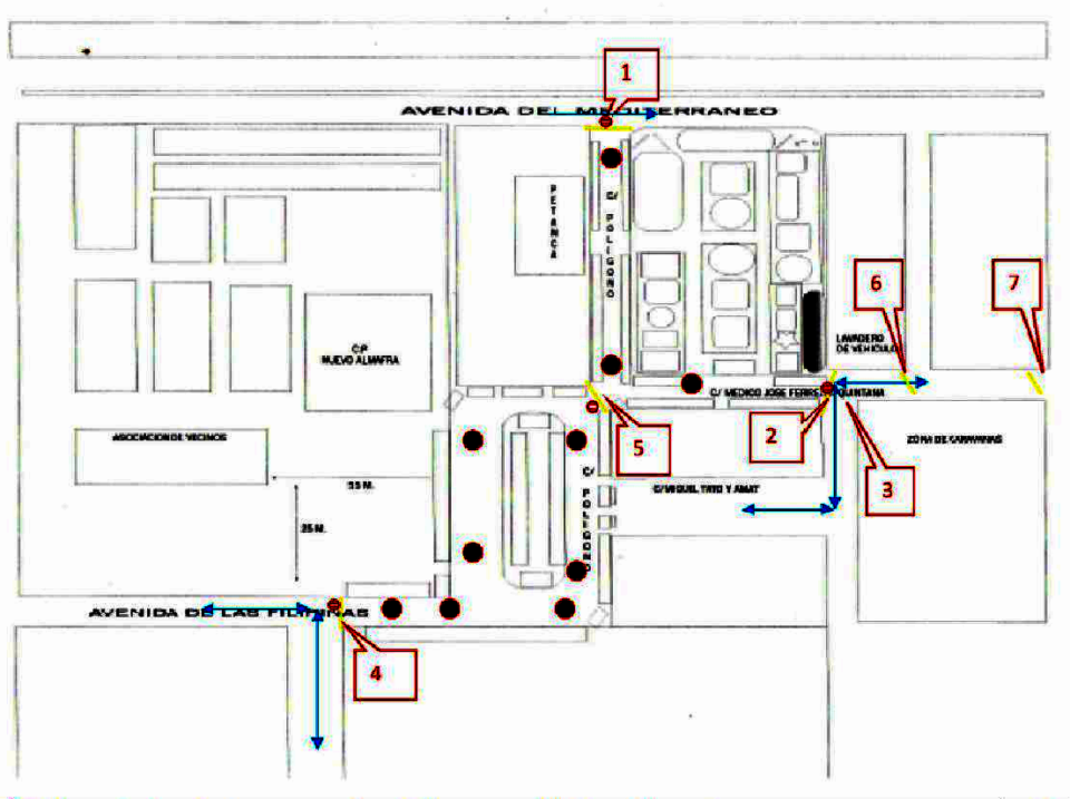 Informando de los cortes de calles por la Feria de Otoño y Feria de la Inmaculada