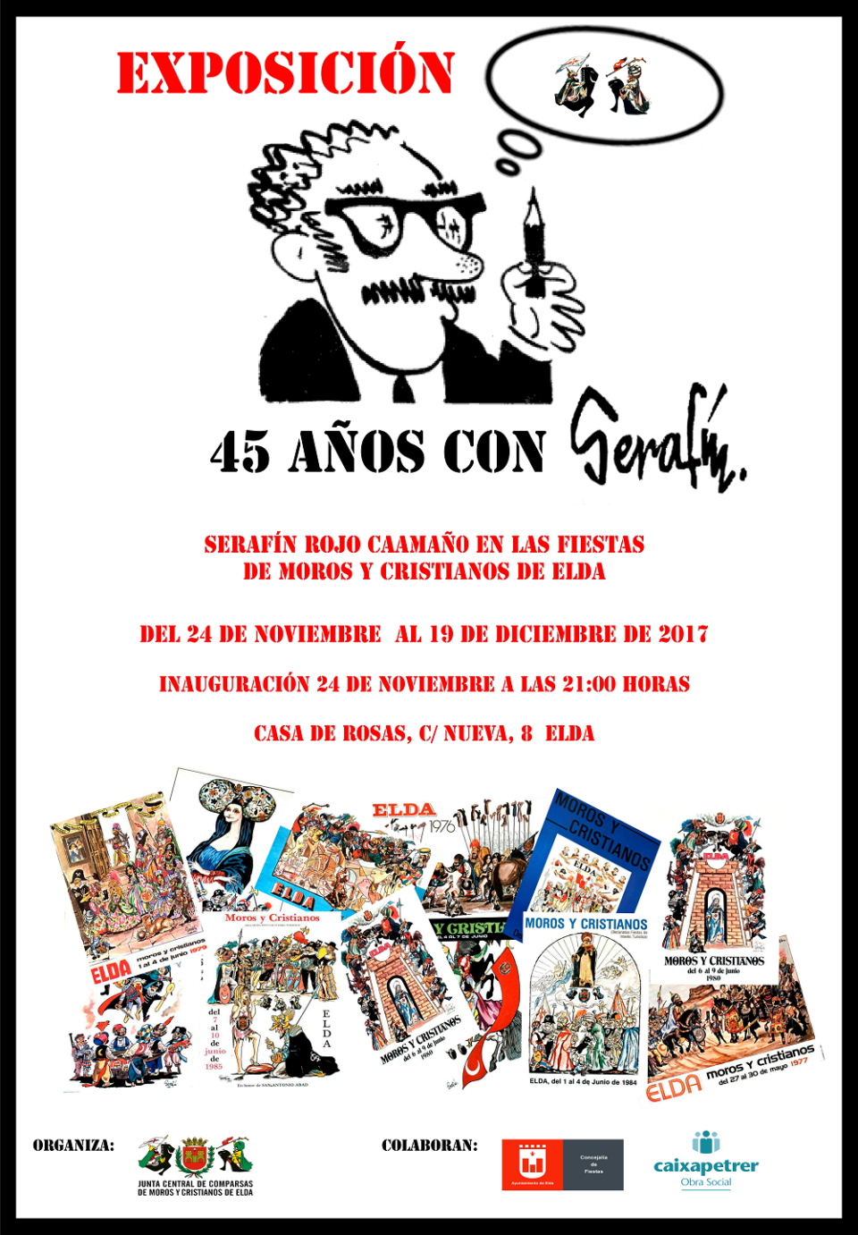 45 años con Serafín. Serafín Rojo Caamaño en las fiestas de Moros y Cristianos de Elda