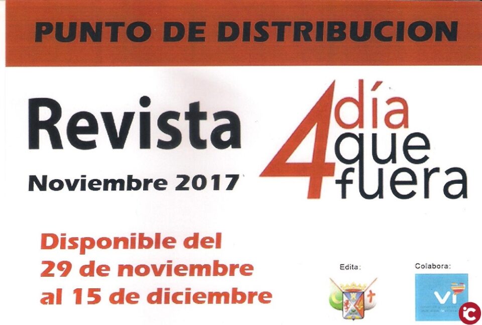 El segundo boletín-revista del Día 4 Que Fuera ya está en los comercios de Villena y en la Junta Central hasta el 15 de diciembre  