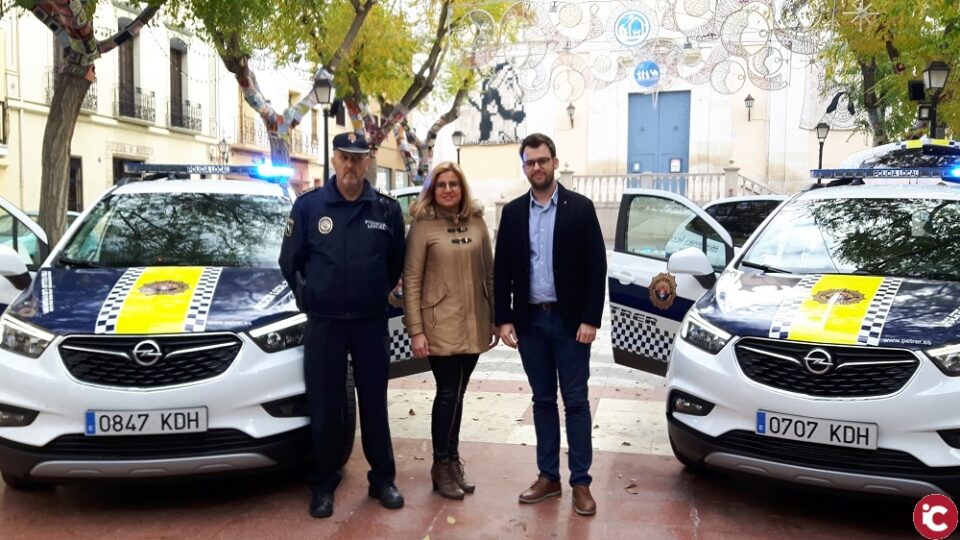 La Policía Local de Petrer suma dos nuevos coches patrulla a su flota
