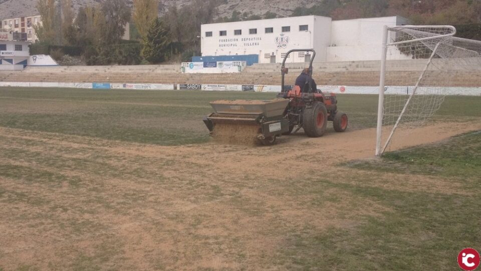 El campo de fútbol de Villena se encontrará fuera de servicio hasta el próximo día 15 de enero