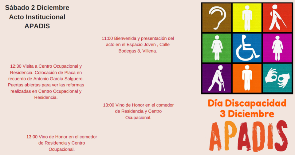 Conmemoración del Día Internacional de las Personas con Discapacidad en APADIS