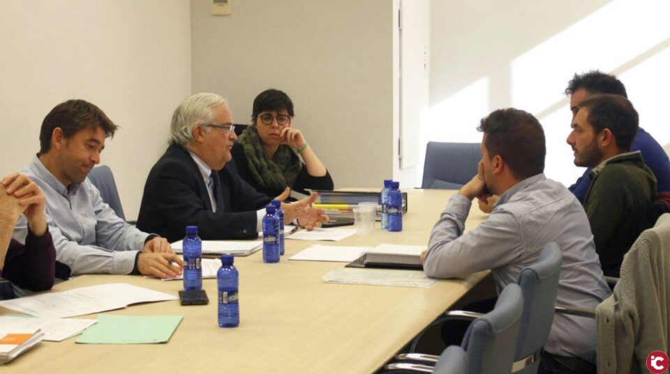 Reunió amb la Conselleria dEducació pel pla Edificant