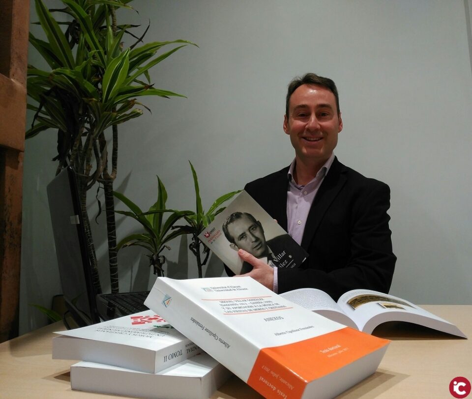 La Reial Acadèmia de la Cultura Valenciana premia la tesi de l'investigador de la UA Alberto Cipollone