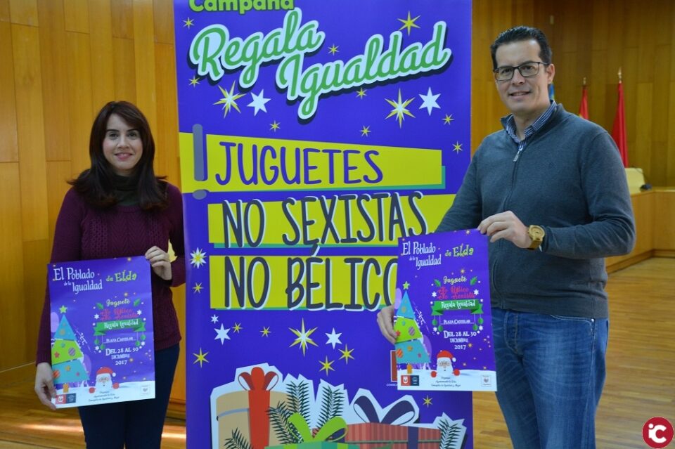 La Carpa de la Navidad de la Plaza Castelar acoge un Poblado de la Igualdad con talleres de juguetes no bélicos ni sexistas