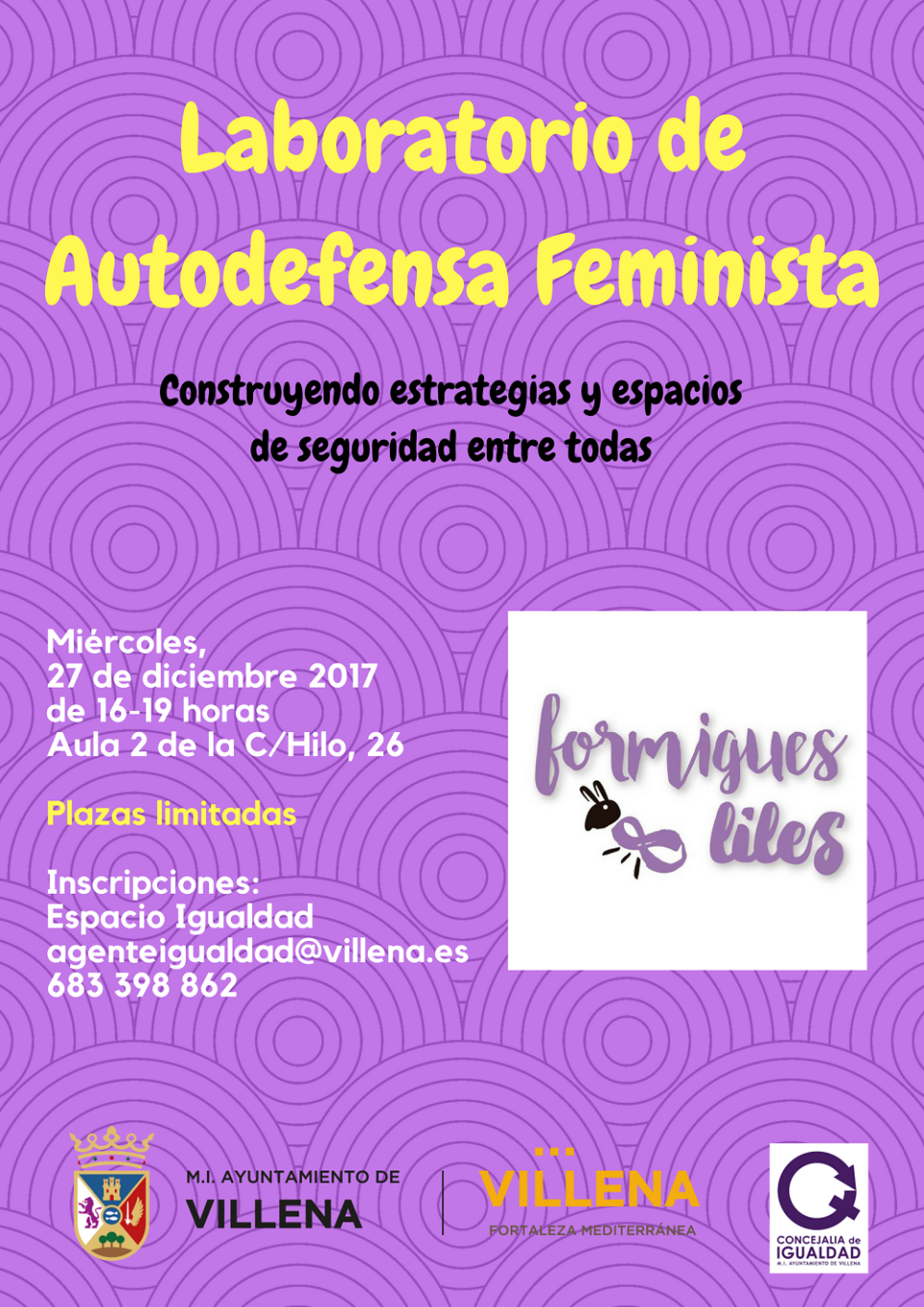 Lleno absoluto en el Laboratorio de Autodefensa Personal