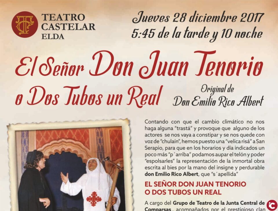 Miguel Barcala nos habla de los preparativos de "El Señor Don Juan Tenorio o Dos tubos un real"