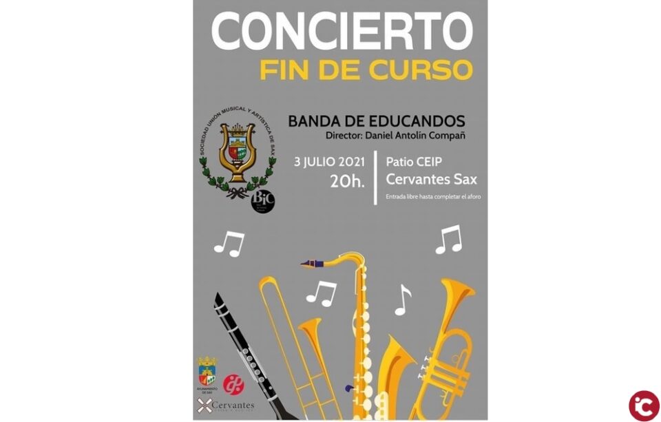 La banda de educandos celebra su tradicional concierto Fin de Curso