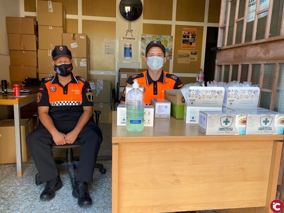 El Ayuntamiento de El Campello reparte miles de mascarillas
