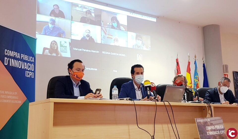 El alcalde de Elda preside la apertura de la jornada organizada por Fepeval para impulsar la compra pública de innovación