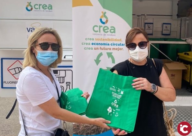 El Consorcio de residuos CREA entregará una bolsa reutilizable a los usuarios de los ecoparques móviles