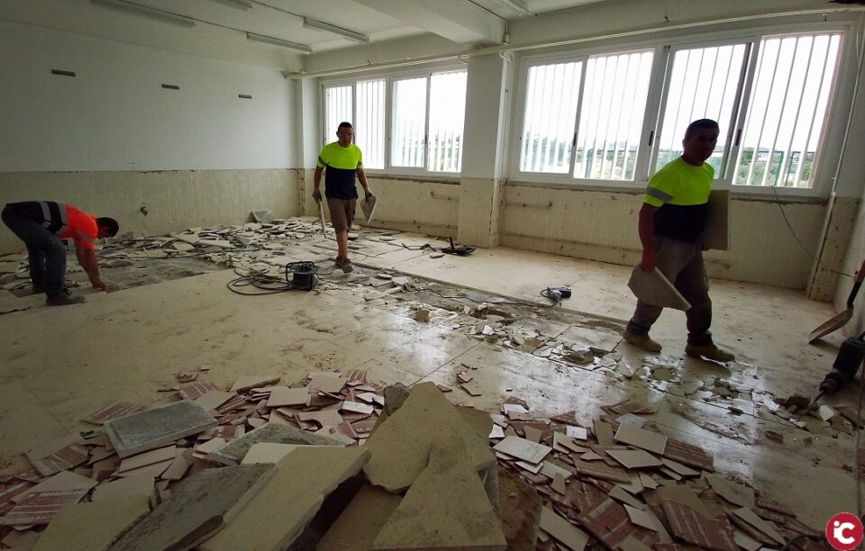 Iniciadas las obras de remodelación del instituto Paco Mollá con una inversión de 1.558.000
