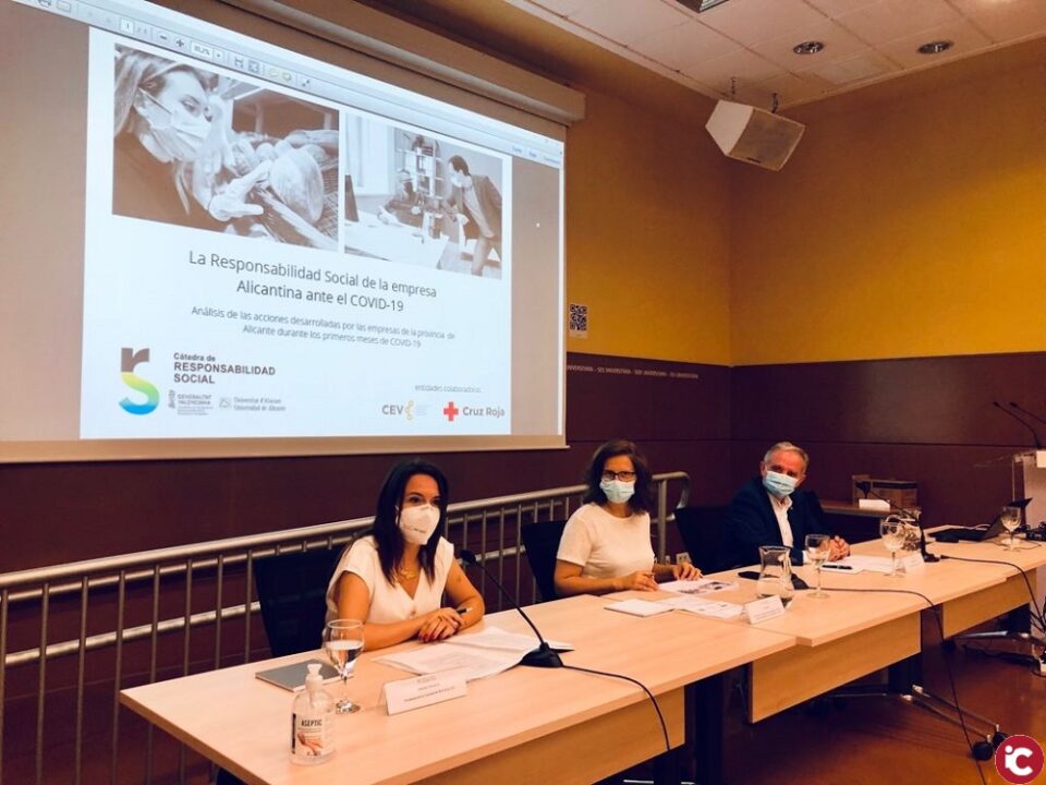 La Càtedra de Responsabilitat Social de la Generalitat Valenciana en la UA presenta la investigació "Buenas prácticas de empresas alicantinas ante el Covid-19"