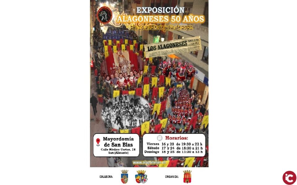 La Comparsa de Alagoneses de Sax continúa con la celebración de las actividades de su 50 aniversario