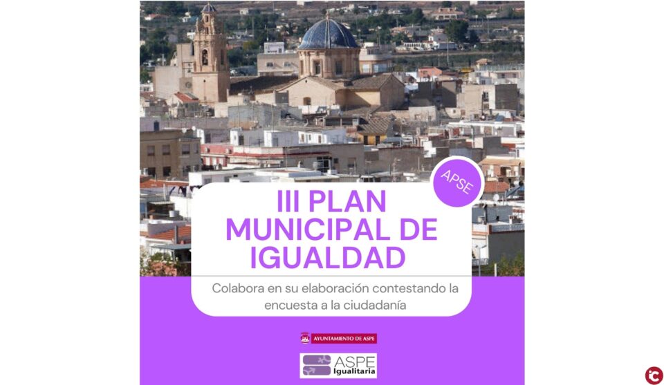Arrancan los trabajos para elaborar el III Plan Municipal de Igualdad de Aspe