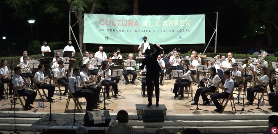 Concierto de la Asociación Musical Virgen del Remedio en Petrer el pasado 17 de julio