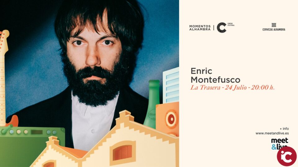 El cantante Enric Montefusco sube al escenario de Momentos Alhambra Las Cigarreras el sábado 24 en Alicante