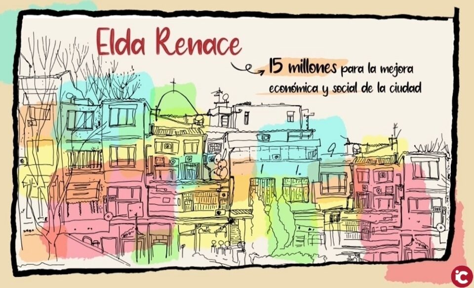 El Ayuntamiento de Elda inicia la remodelación de la plaza de la calle Maximiliano García Soriano dentro del Plan Elda Renace