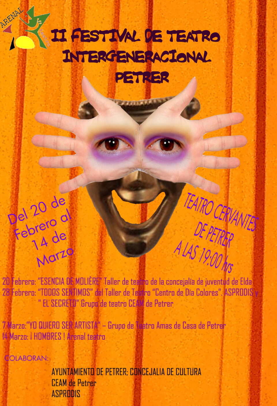 Del 20 de Febrero al 14 de Marzo se celebra el II Festival de Teatro INTEGRA-GENERACIONAL