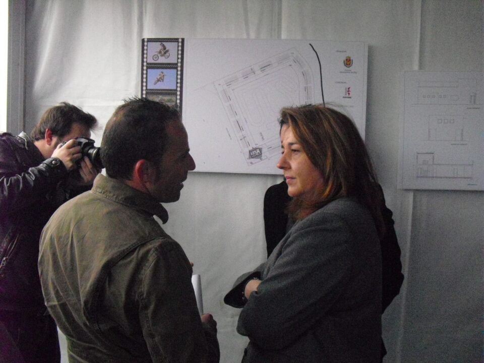 Esta mañana se ha puesto la 1ª piedra del nuevo circuito de Motocross