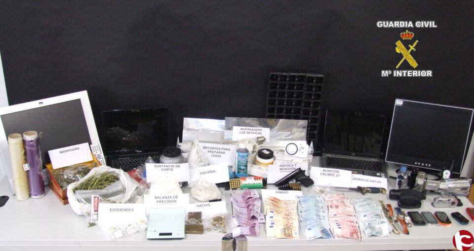 Nuevo golpe contra la droga. Detenidas 4 personas en Villena en la operación COLACHE