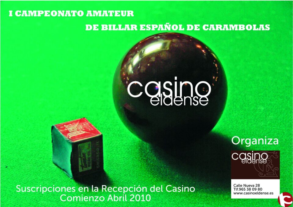 I Campeonato de Billar Casino Eldense