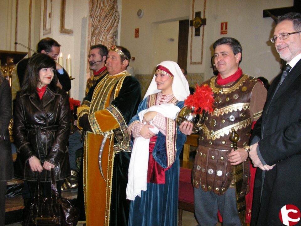 Representación de la Huida a Egipto y degollación de los Santos Inocentes realizada ayer la Agrupación de Navidad y Reyes de Las Virtudes