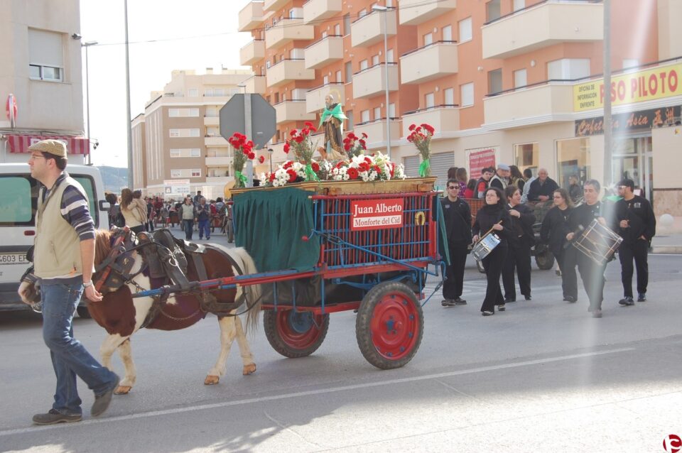 Monforte celebra el domingo la fiesta de San Antón