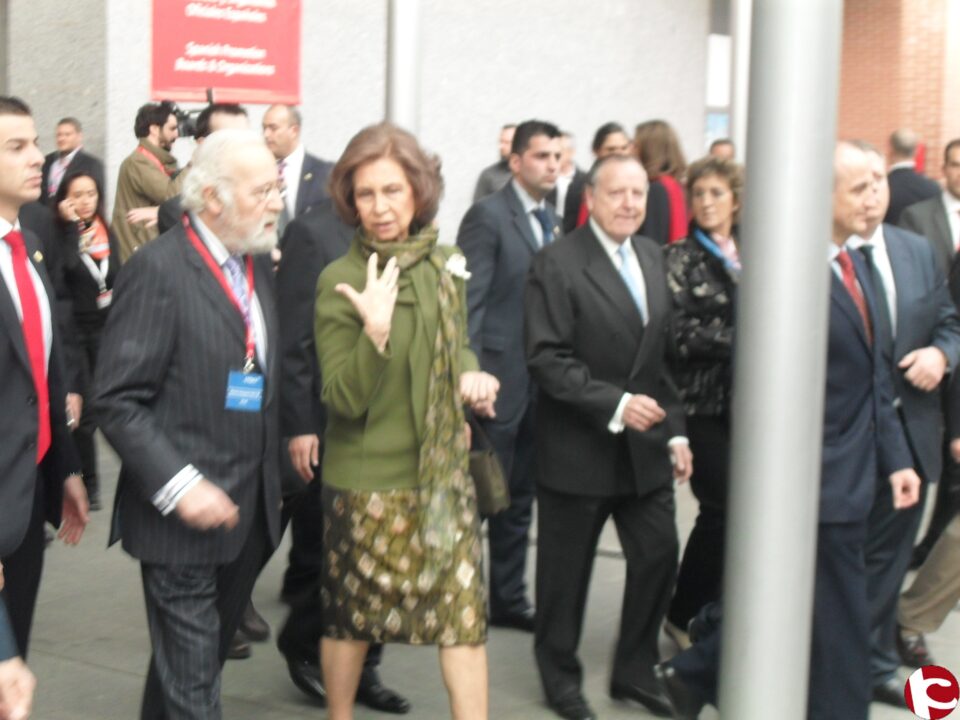 MADRID. La Reina Doña Sofia inaugura a Feria Internacional de Turismo (FITUR) es la segunda en importancia del sector en el mundo y la primera del ámbito iberoamericano