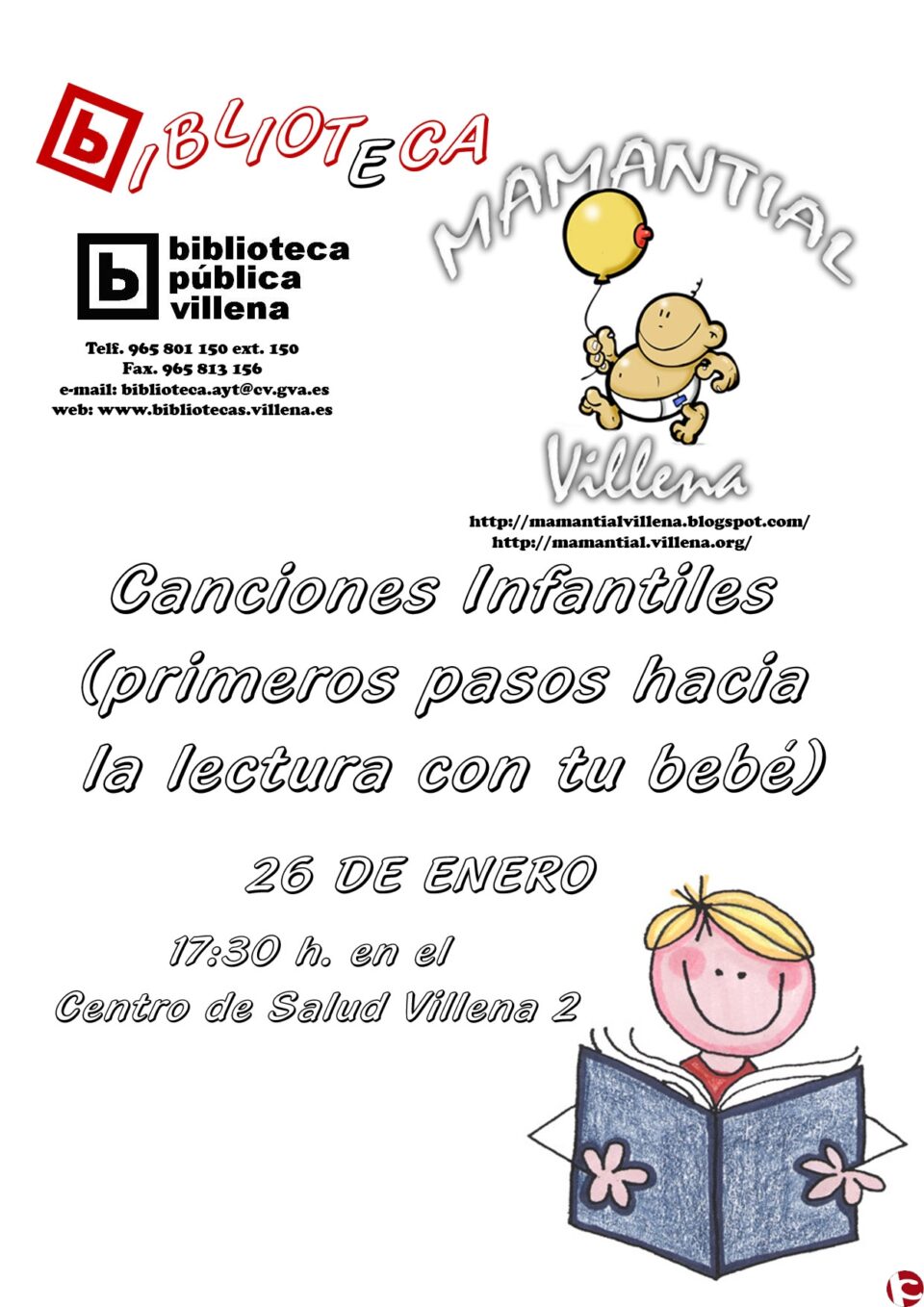 Próxima charla que se llevará en colaboración bibliotecas municipales-Mamantial