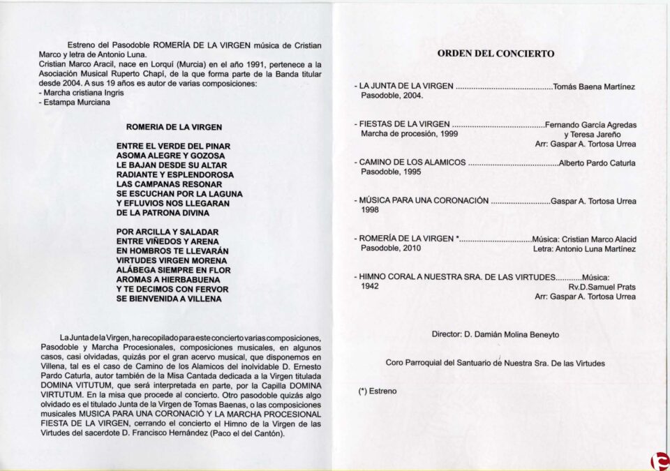 Entrevista a Cristian Marco y Antonio Luna con motivo del pasodoble