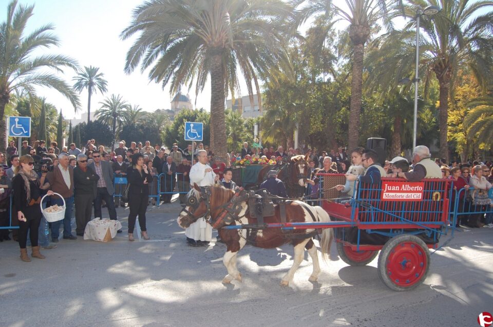 Monforte celebró el domingo la festividad de San Antón