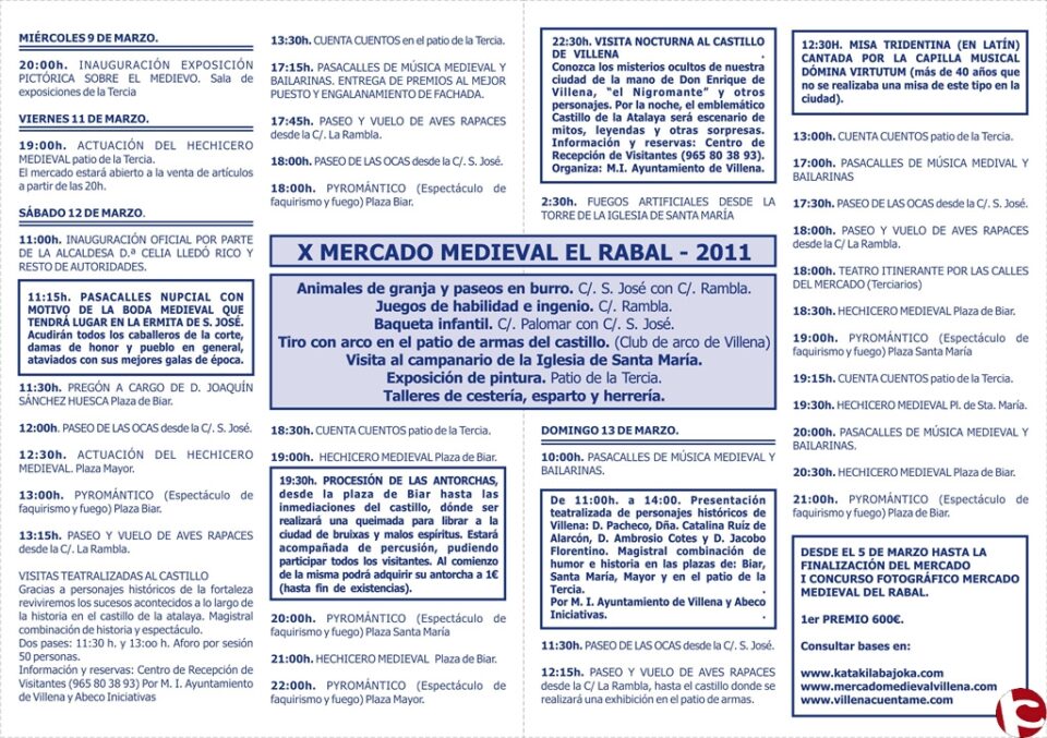 Durante los próximos días 11