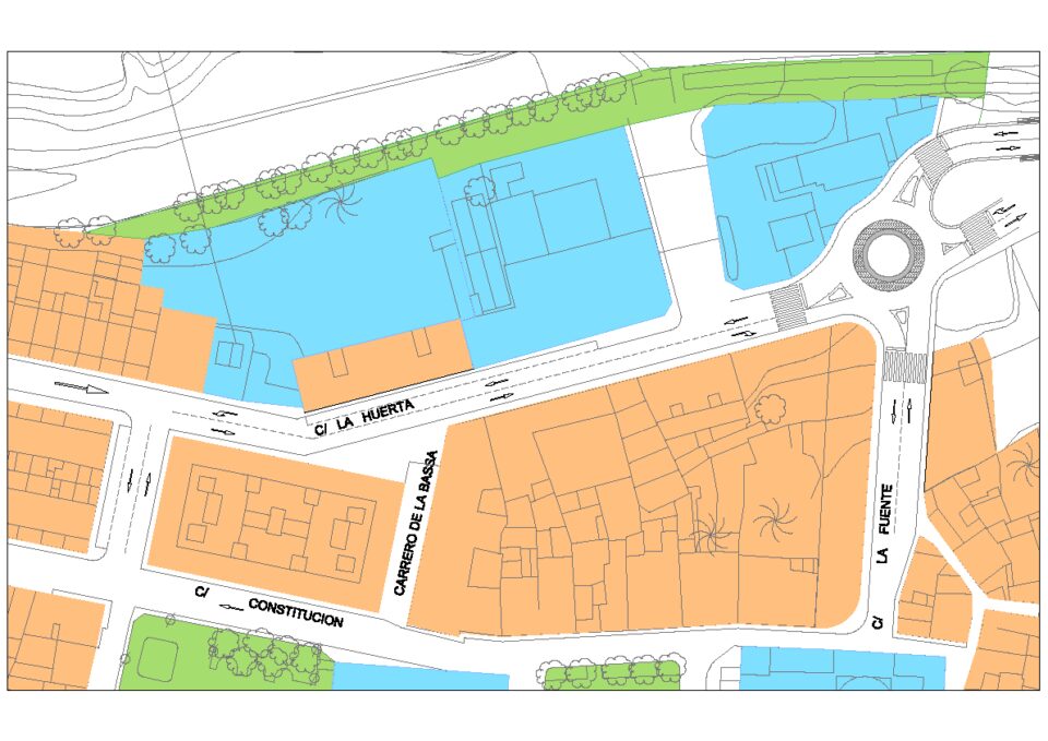 Las calles La Huerta