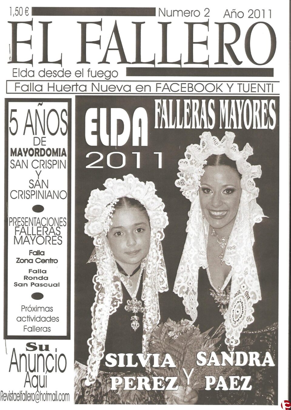 Ya está a la venta el nº 2 del periódico "El fallero