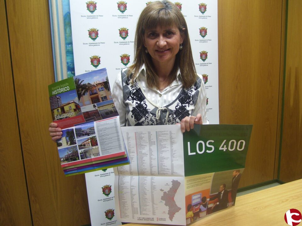 El PP lamenta que la oposición no reconozca los logros conseguidos en Educación en Petrer