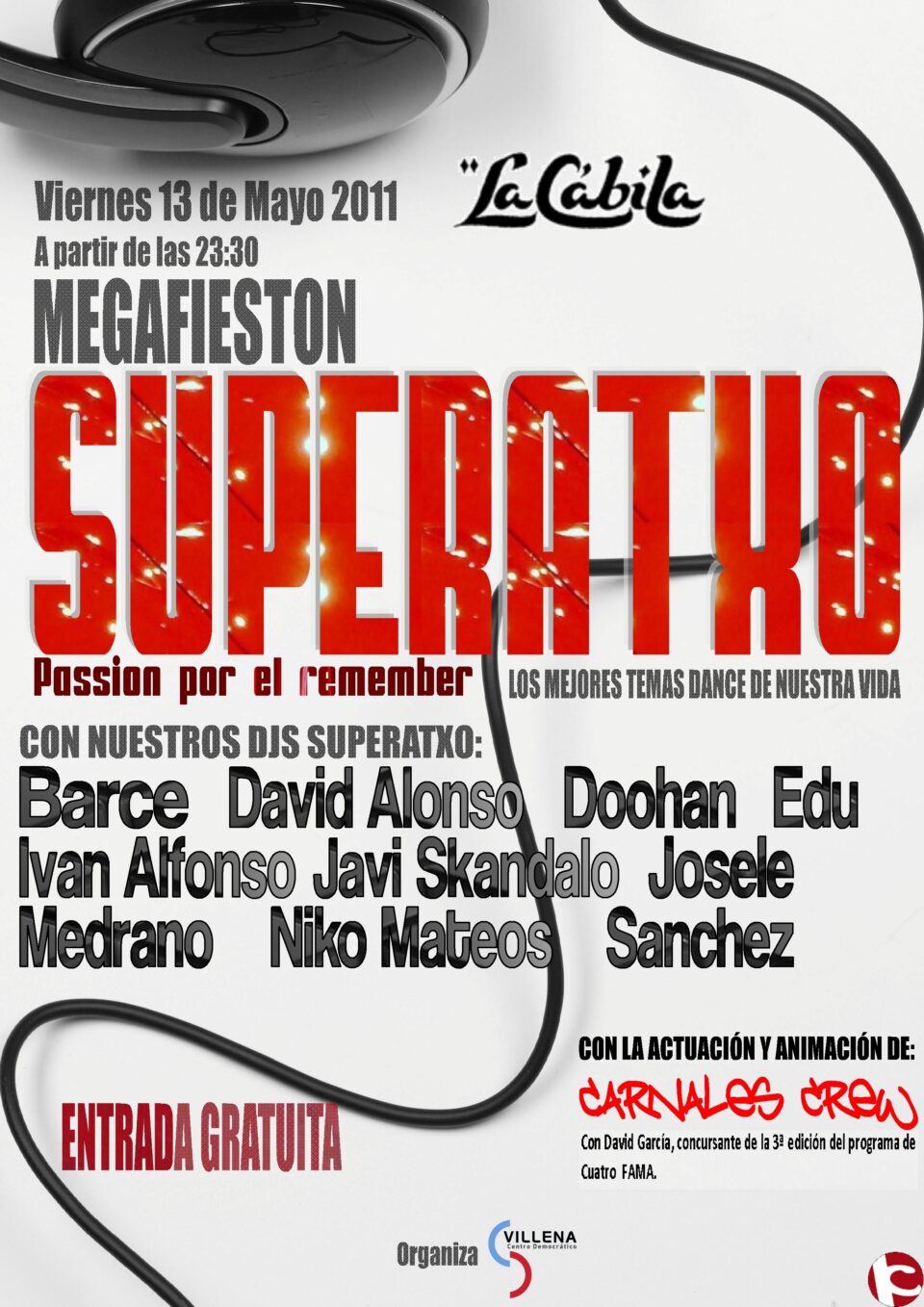 VILLENA CENTRO DEMOCRÁTICO CON LA JUVENTUD DE VILLENA