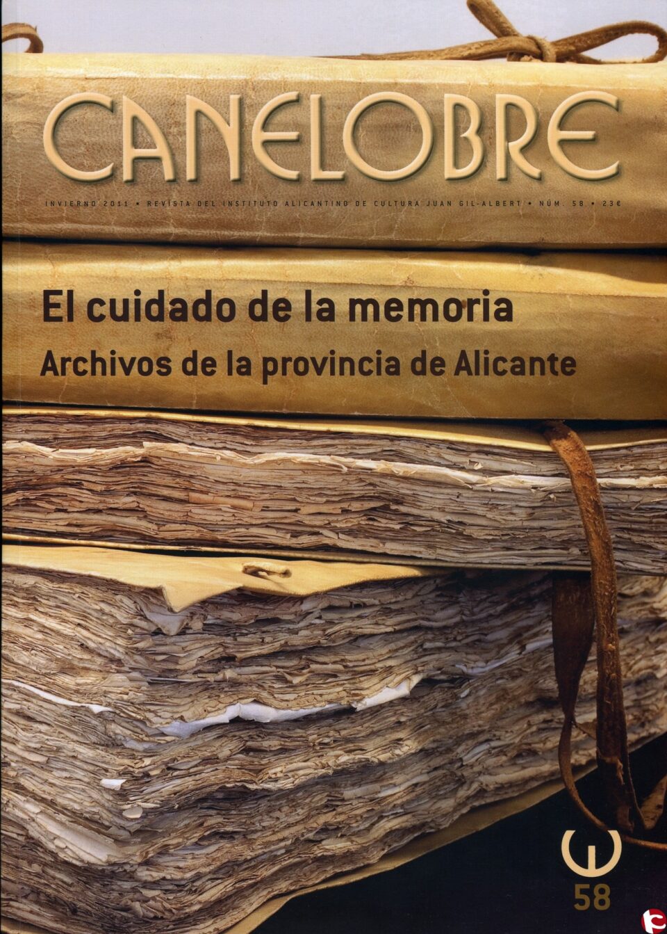 El Archivo Histórico en la revista Canelobre