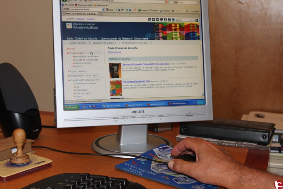 La web de la sede de alicante de la UA supera las 500.000 visitas desde que se presentó la programación en octubre