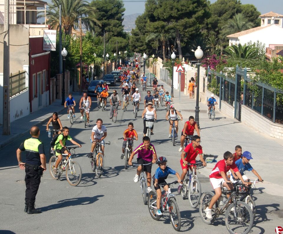 Esta mañana ha tenido lugar la tradicional marcha a Orito en Bicicleta