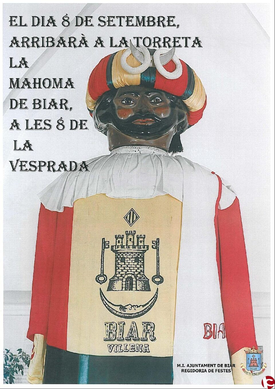 LLegada de la Mahoma a Biar